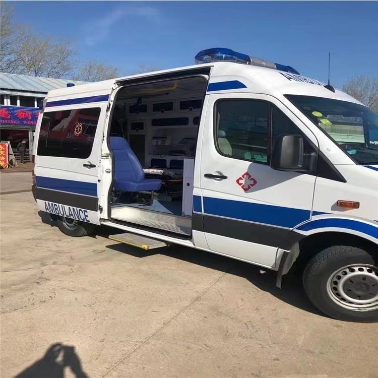 阳日镇私人长途救护车出租转院回家